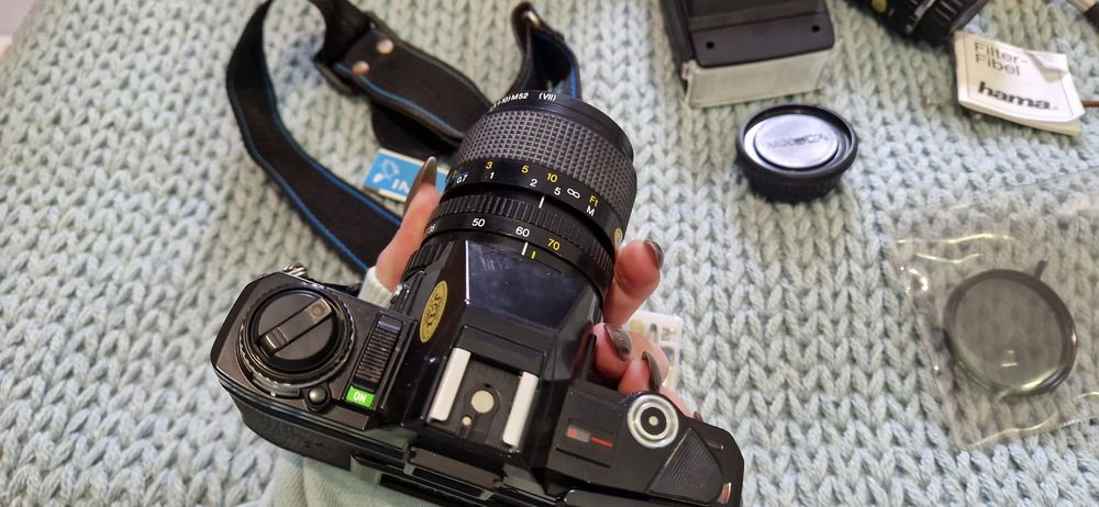 Винтажный плёночный фотоаппарат Minolta X-300 (Япония) + объективы