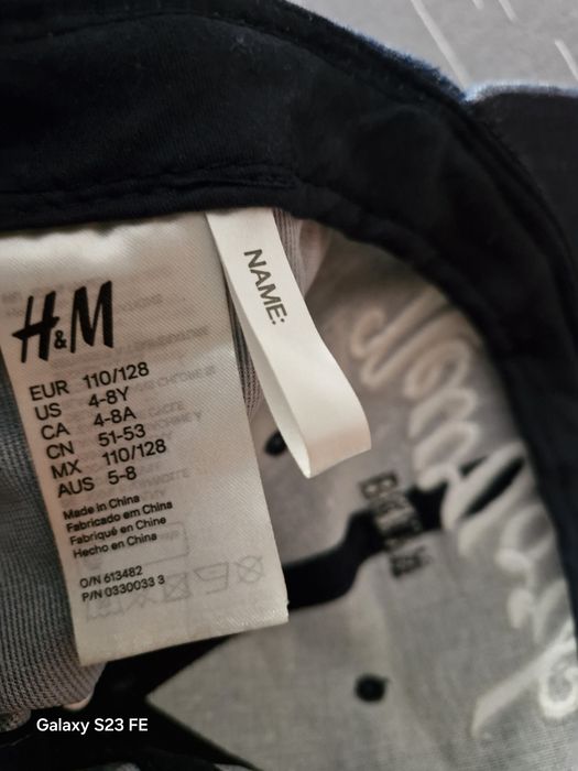 Czapka z daszkiem męska H&M stan bardzo dobry