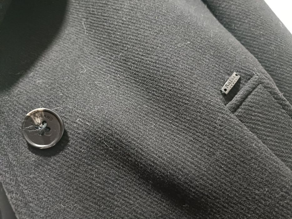 Casaco sobretudo da salsa com pêlo sintético