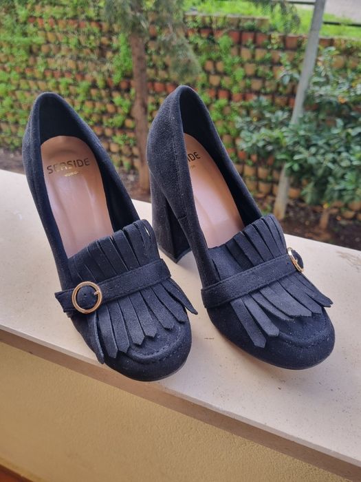 OFERTA PORTES - Sapatos de Salto Pretos das Seaside (Nr36)