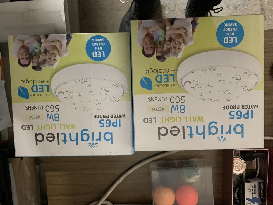 Candeeiros luz led