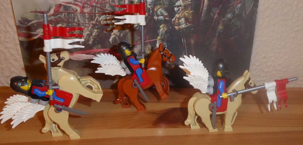 POLSKI HUSARZ, Oryginalna Figurka Lego, Rycerz, HUSARIA - POLSKA DUMA!