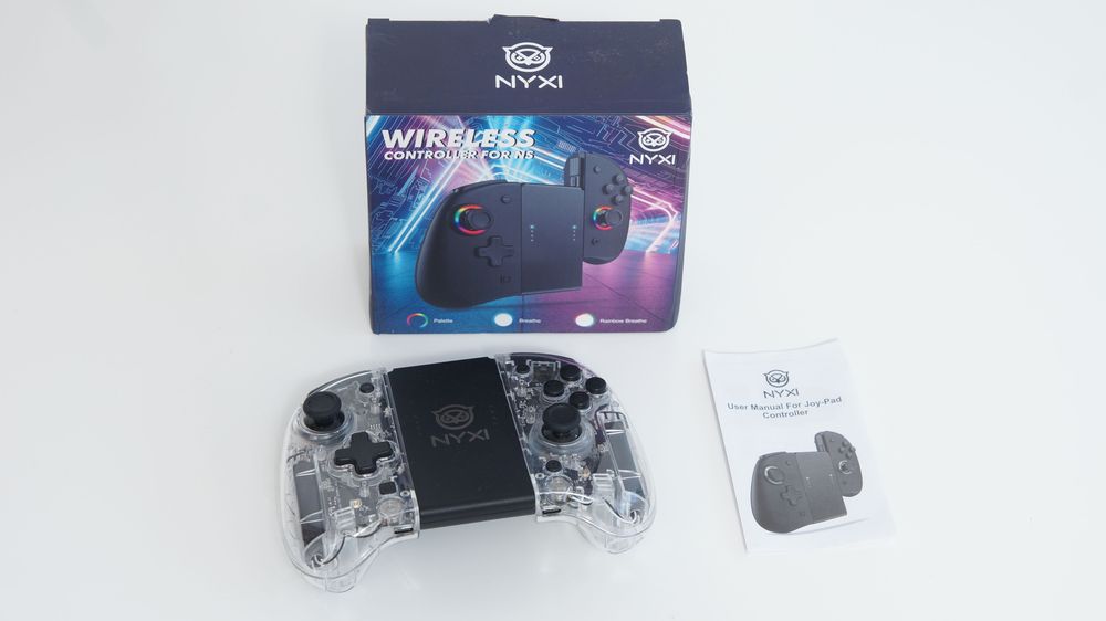 NYXI Hyperion Transparent do Nintendo Switch OLED – uszkodzone złącze
