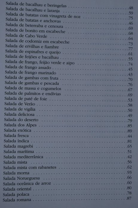 Acepipes e Saladas (As Melhores Receitas)