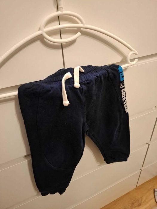 so cute 92 granatowe spodnie dresowe dres dresy dziecięce dla dziecka