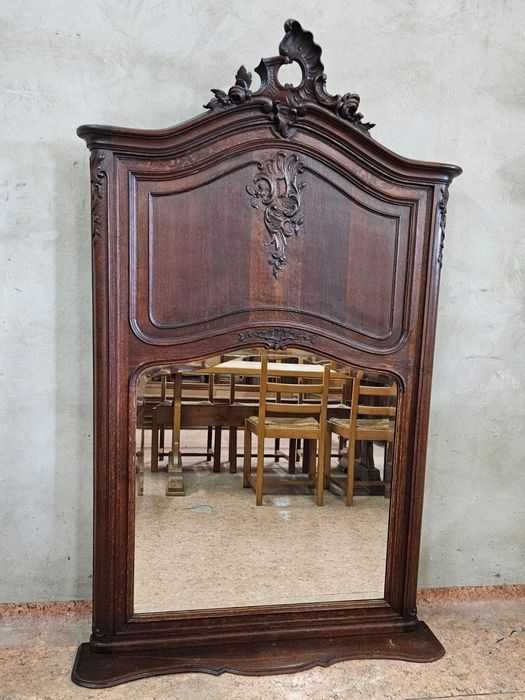 Stare francuskie lustro Ludwikowskie rocaille 1935r /