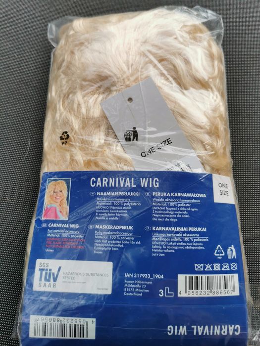 Peruka karnawałowa
