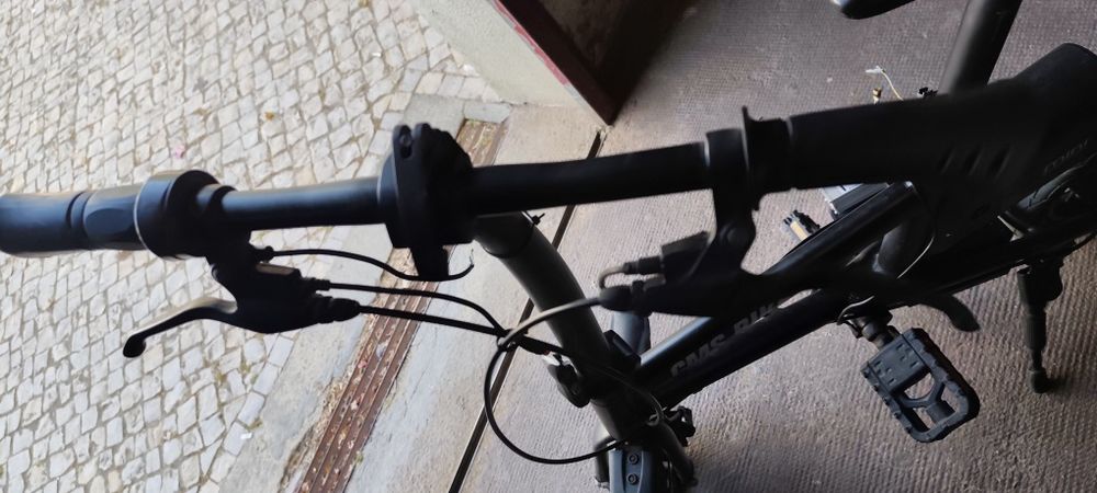 Bicicleta dobrável elétrica roda 12 CMS