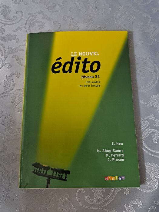 Podręcznik do francuskiego Le nouvel édito B1 CD+ DVD