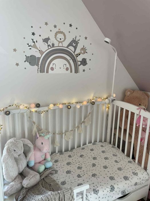 Łóżeczko do spania z materacem