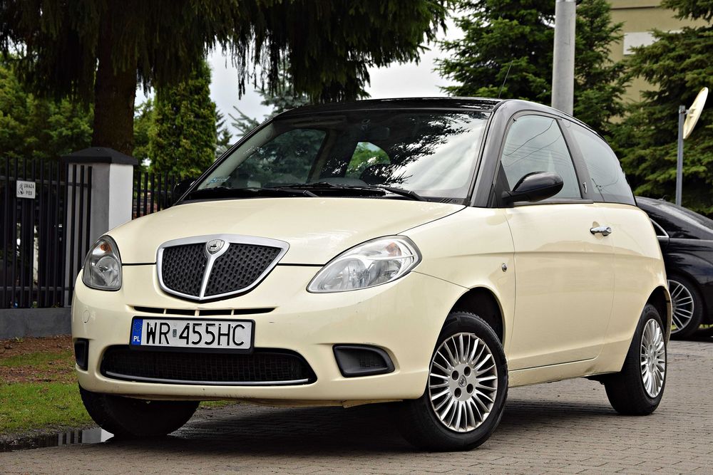 LANCIA YPSILON 1.2 60KM Benzyna+LPG Klimatyzacja Elektryka Wspomaganie 2007 ROK!