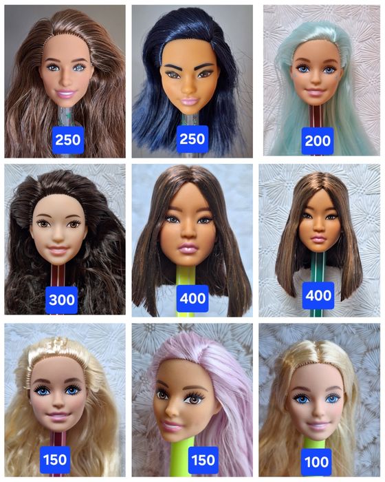 Голова Барбі, Кен, Дефа Люсі, Defa, Barbie для гібридизації, всі нові