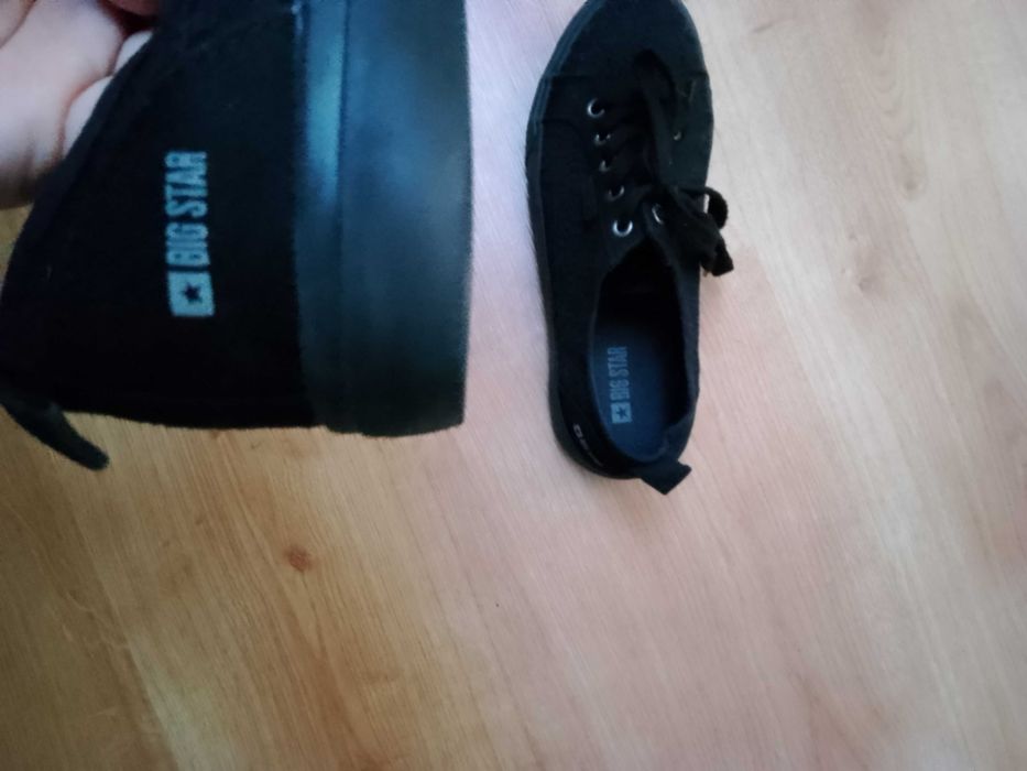 BIG STAR tenisówki trampki 38 ażurowe czarne