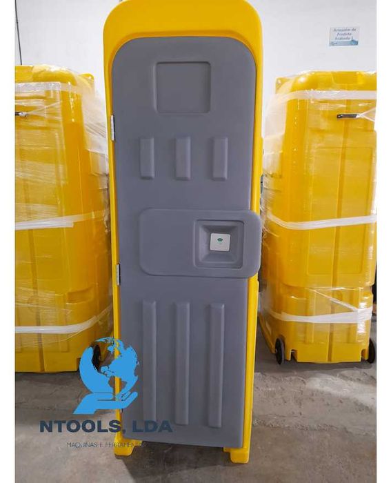 WC Portátil Cabine Sanitária Casa de Banho Móvel Ligação ao Esgoto