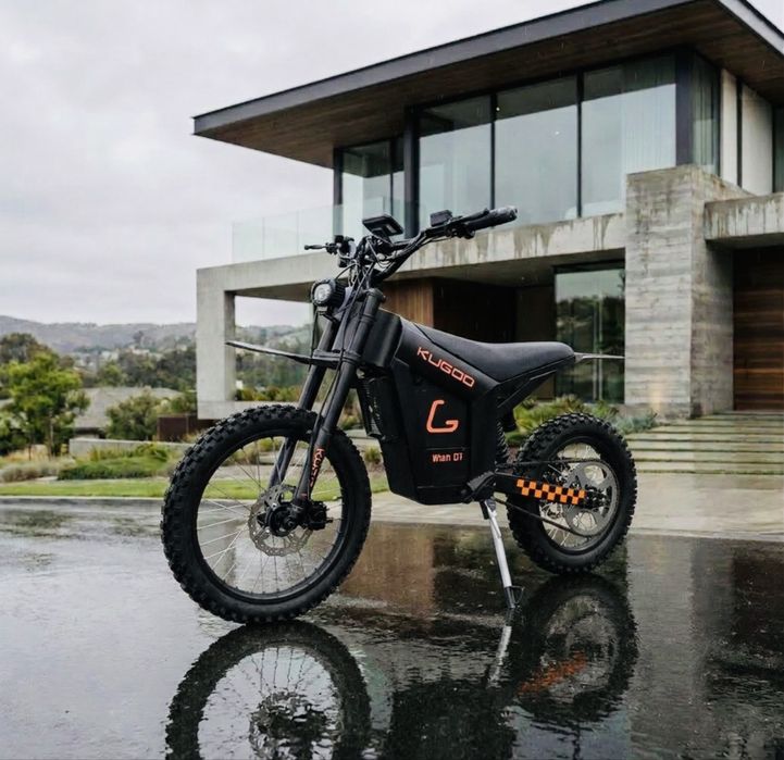 NEW! Електробайк KUGOO Wish 01 BLACK EDITION (2026) З регульованою підвіскою!