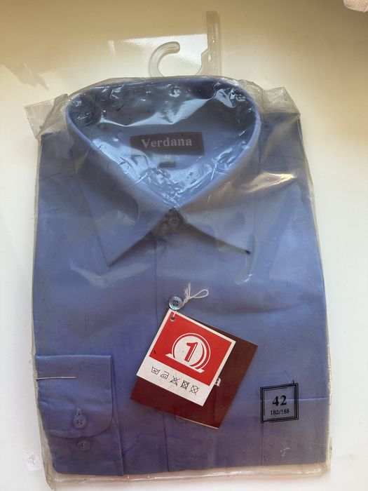 Granatowa koszula męska