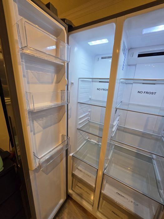 Frigorífico Americano Haier Inox 514L, como novo, impecável. RECOLHA HOJE
