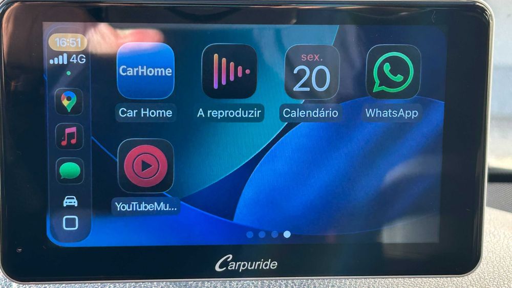 Carpuride 7" Carplay e Android auto mod W701