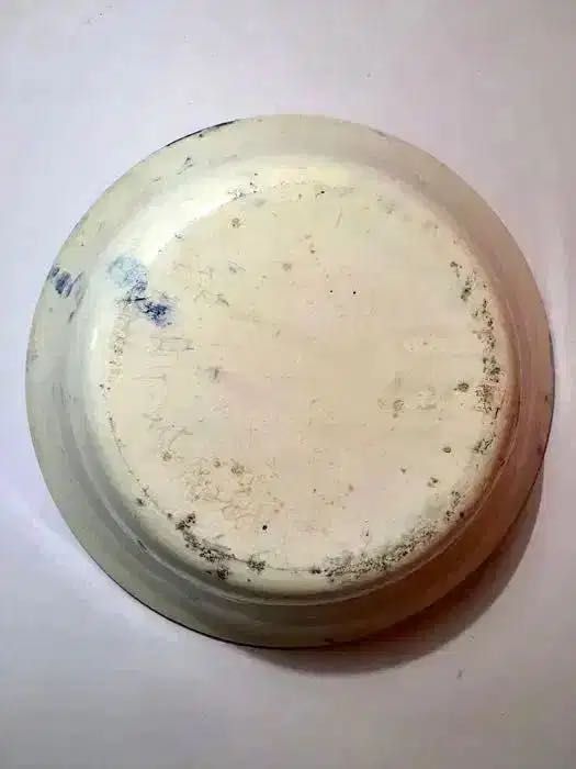 FAIANÇA PORTUGUESA - antiga - pintada à mão - 25x8 cm/s