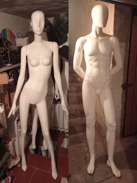 Manekin całopostaciowy damski męski solidny