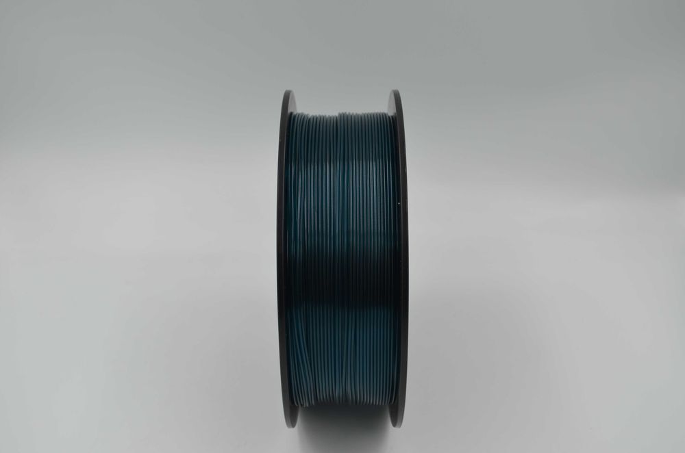 Філамент PETG 1.75 мм 1кг прозорий аквамарин – новий у пакуванні