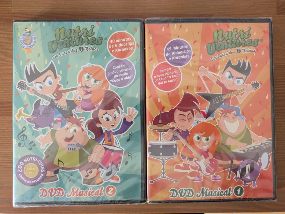NOVO e SELADO Coleção DVD Completa "Nutri Ventures - Em busca dos 7 Reinos"