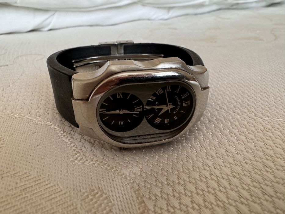 Philip Stein Teslar Dual Time Zone Ladies Watch