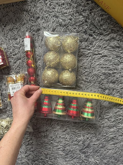 Zestaw ozdób choinkowych