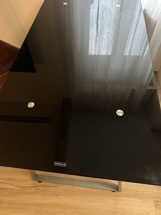 Mesa-secretaria vidro temperado