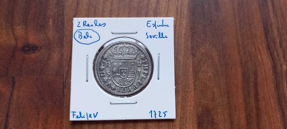 Moeda 2 Reales 1795 Espanha- Sevilha (Bela)