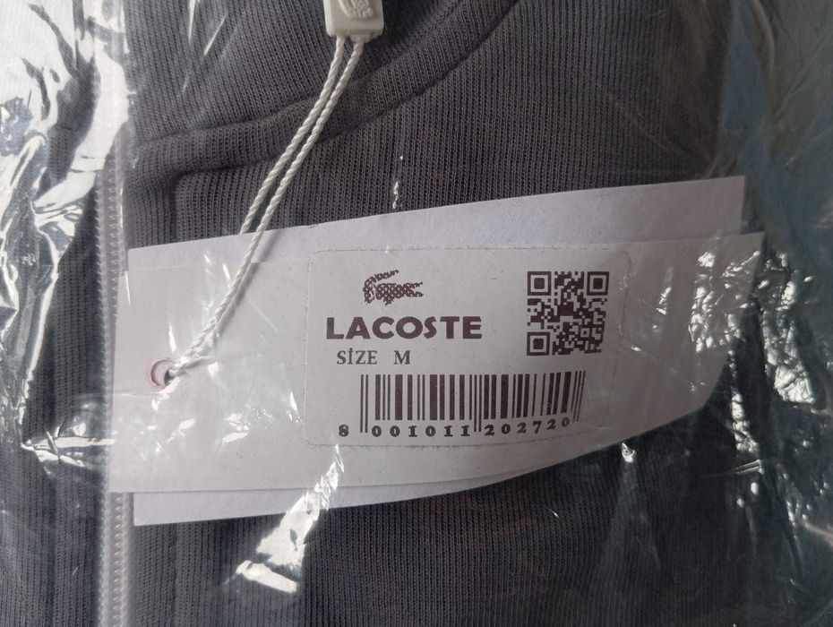 Komplet dresowy Lacoste regular fit - szary, rozmiar M promocja