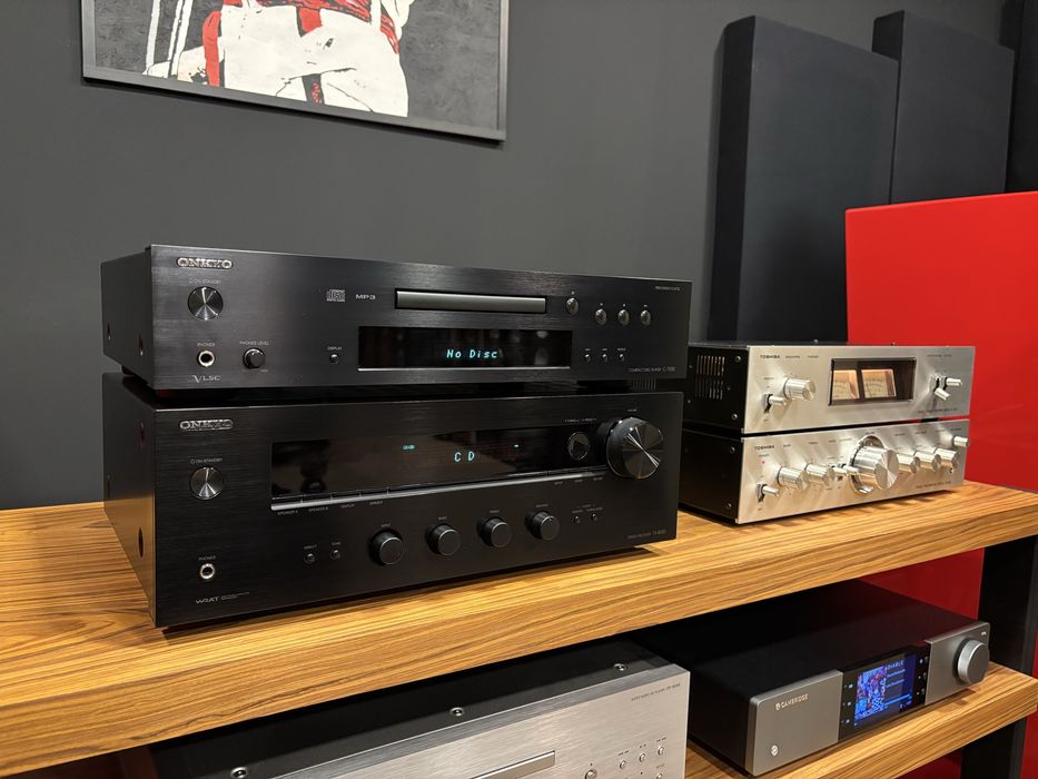 Onkyo TX-8020 + Onkyo C-7030 - amplituner stereo + odtwarzacz CD