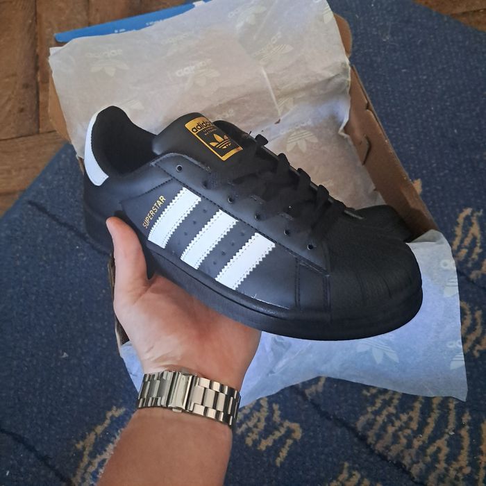 Adidas Superstar Novos Pretos (Tamanho 39)