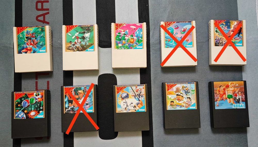 Jogos SG1000 e Sega Mark 3