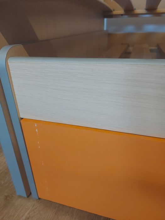 Łóżko dziecięce wysuwane 2-osobowe 80x190 + 2 stelaże + szuflada