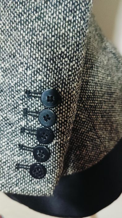 Żakiet szary melanż