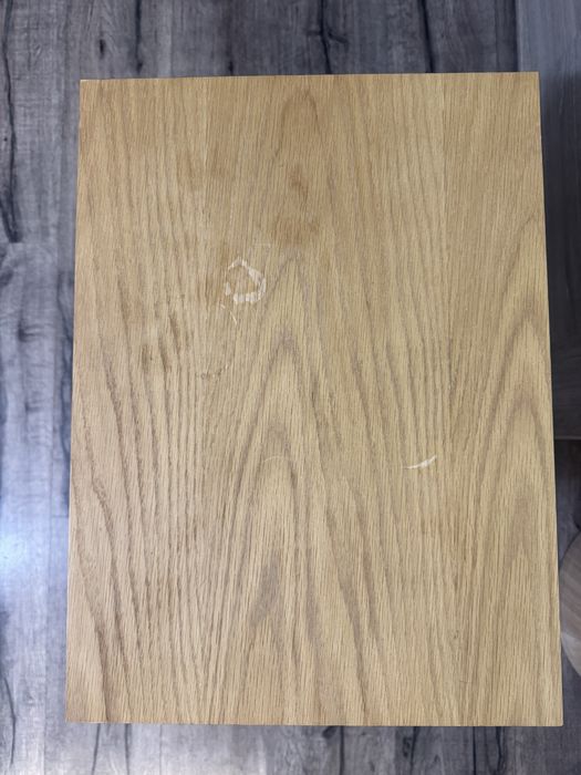 Stolik nocny HOKKSUND 1 szuflada naturalny dąb