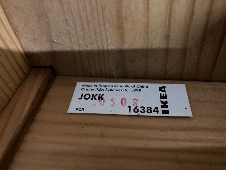 4 sosnowe krzesła Jokk