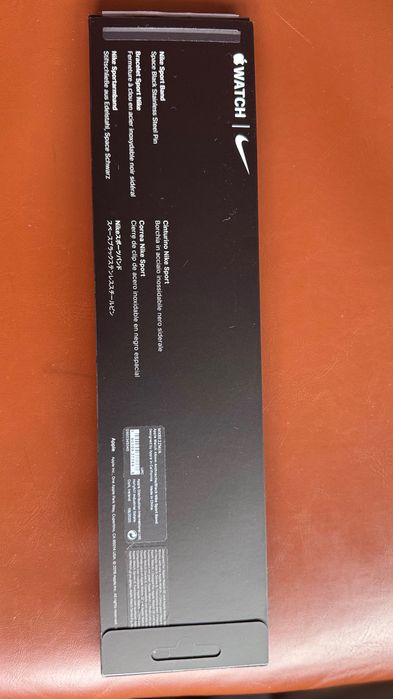 Bracelete Apple Watch Nike 44m preta em bom estado