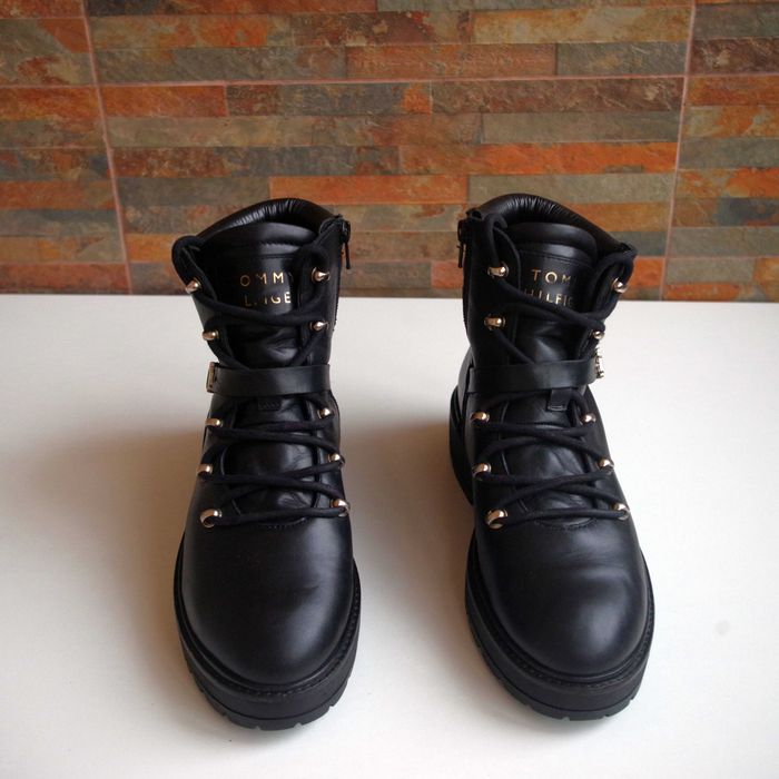 Черевики Tommy Hilfiger Leather boot made Portugal оригінал 40 розмір