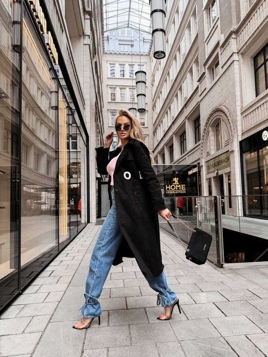 O la voga płaszcz olavoga zyro czarny XS S M