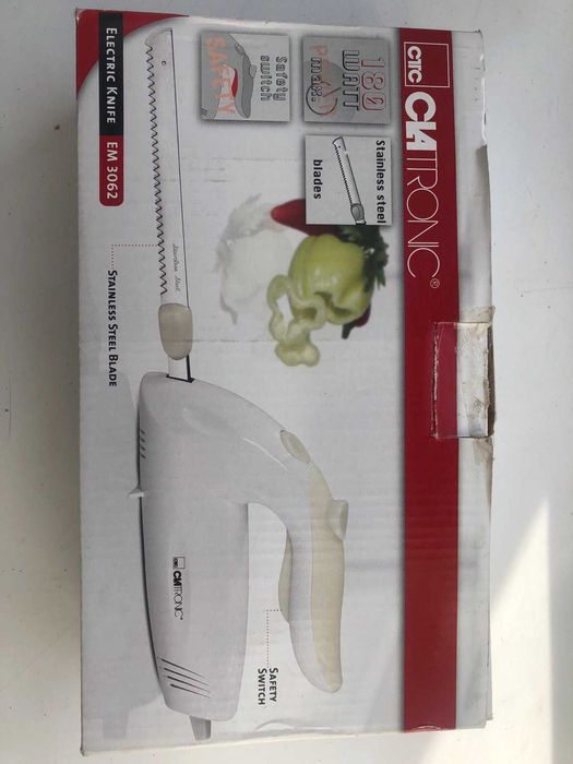 Кухонний електроніж Electric Knife EM 3062 білий