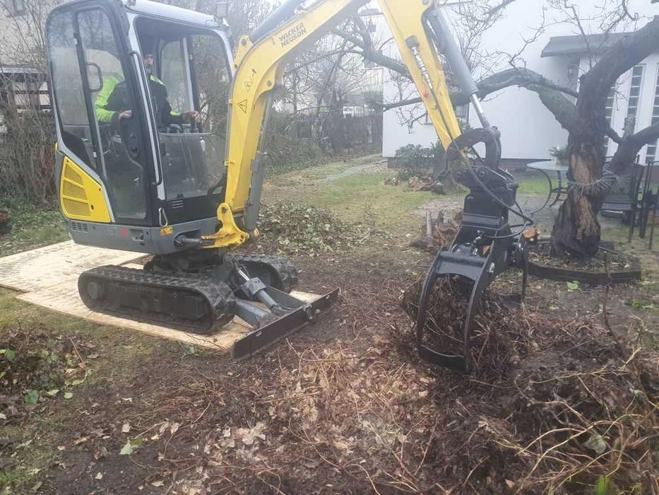 Usługi minikoparką Wacker Neuson ET18 -precyzyjnie, terminowo i bez kompromisów