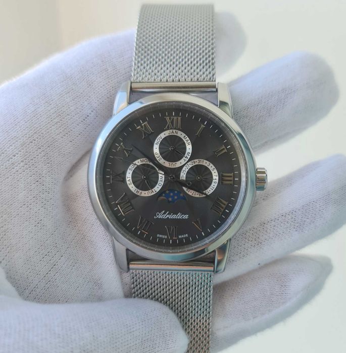 Чоловічий годинник Adriatica 1100.706.1 Swiss made