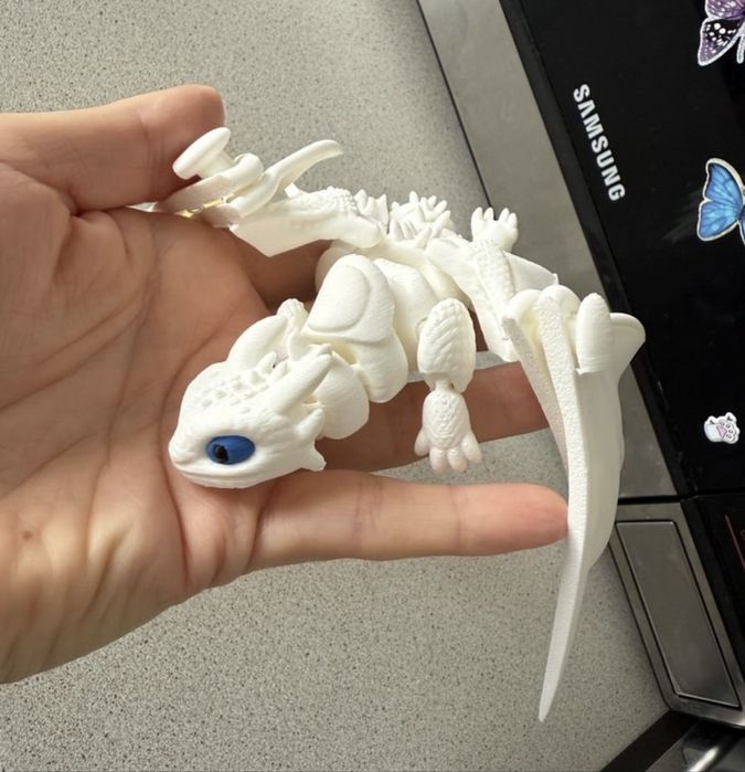 Іграшка як приручити Дракона денна фурія біла