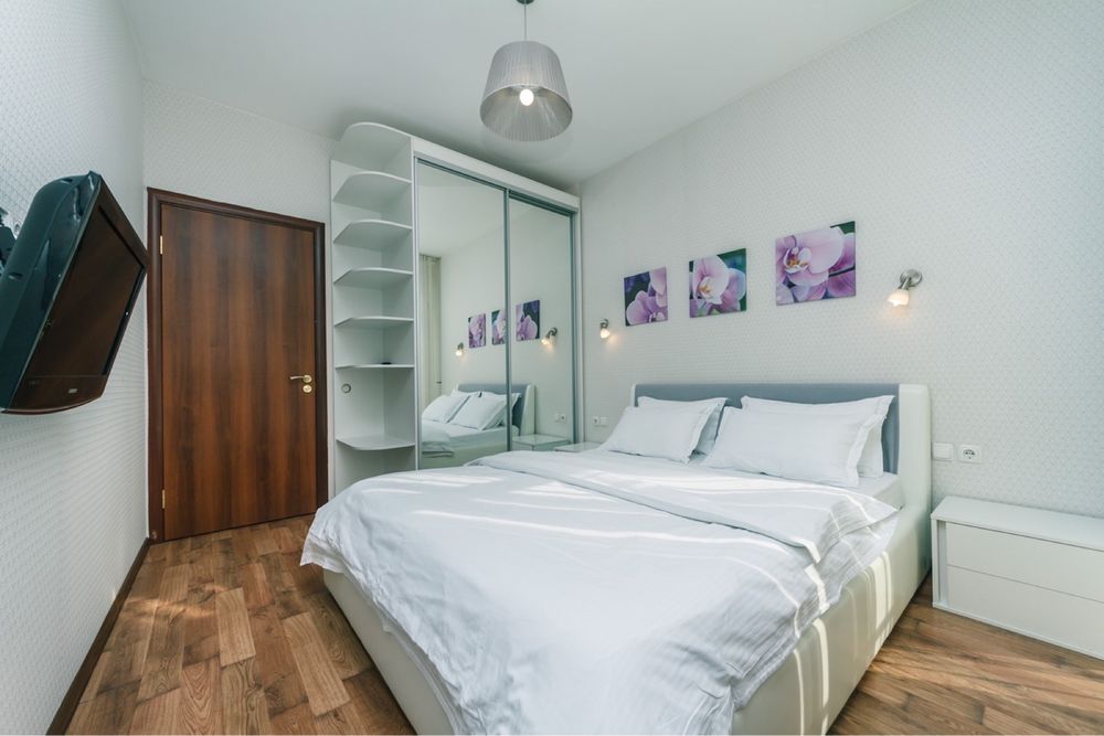 2-комнатная квартира посуточно, почасово, Комфорттаун, 3 этаж