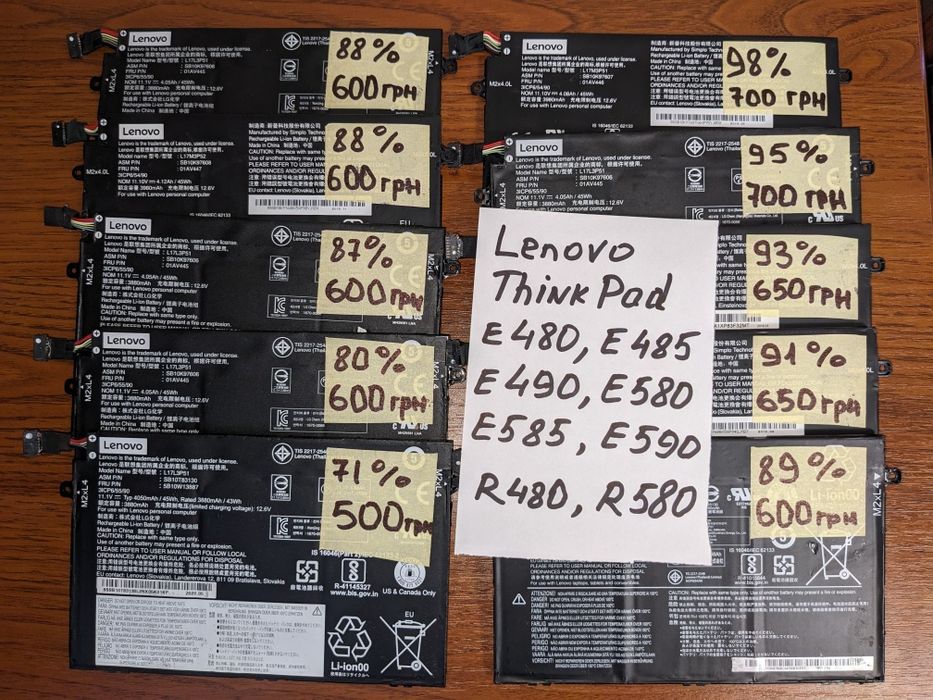 Батарея  Lenovo ThinkPad E480