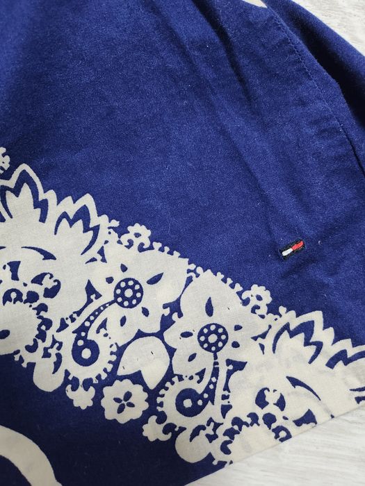 Длинное платье сарафан Tommy Hilfiger denim коттон