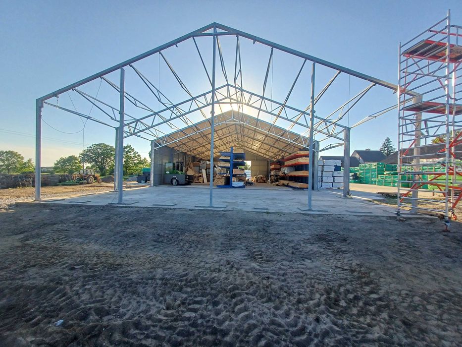 Hala stalowa/magazynowa/produkcyjna 16x35x4 SystemSpaw