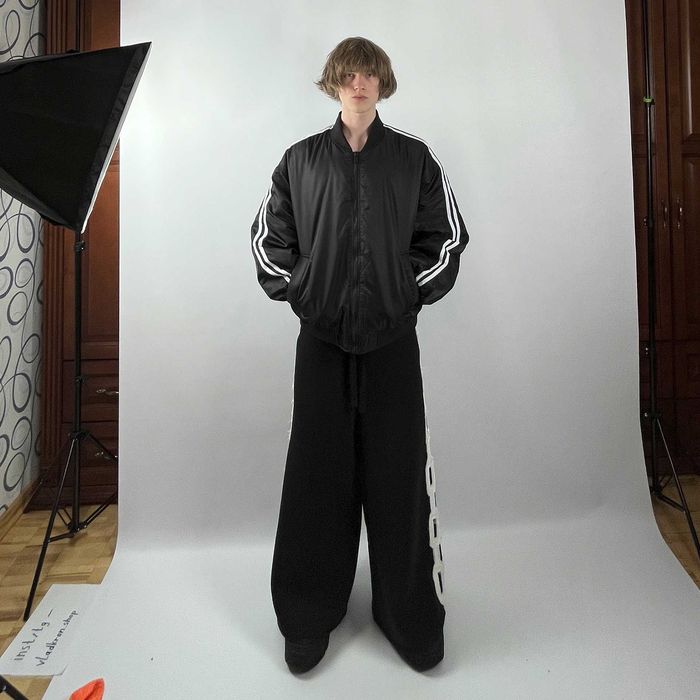 (S, M, L) Оверсайз Бомбер Racer Adidas опиум y2k
